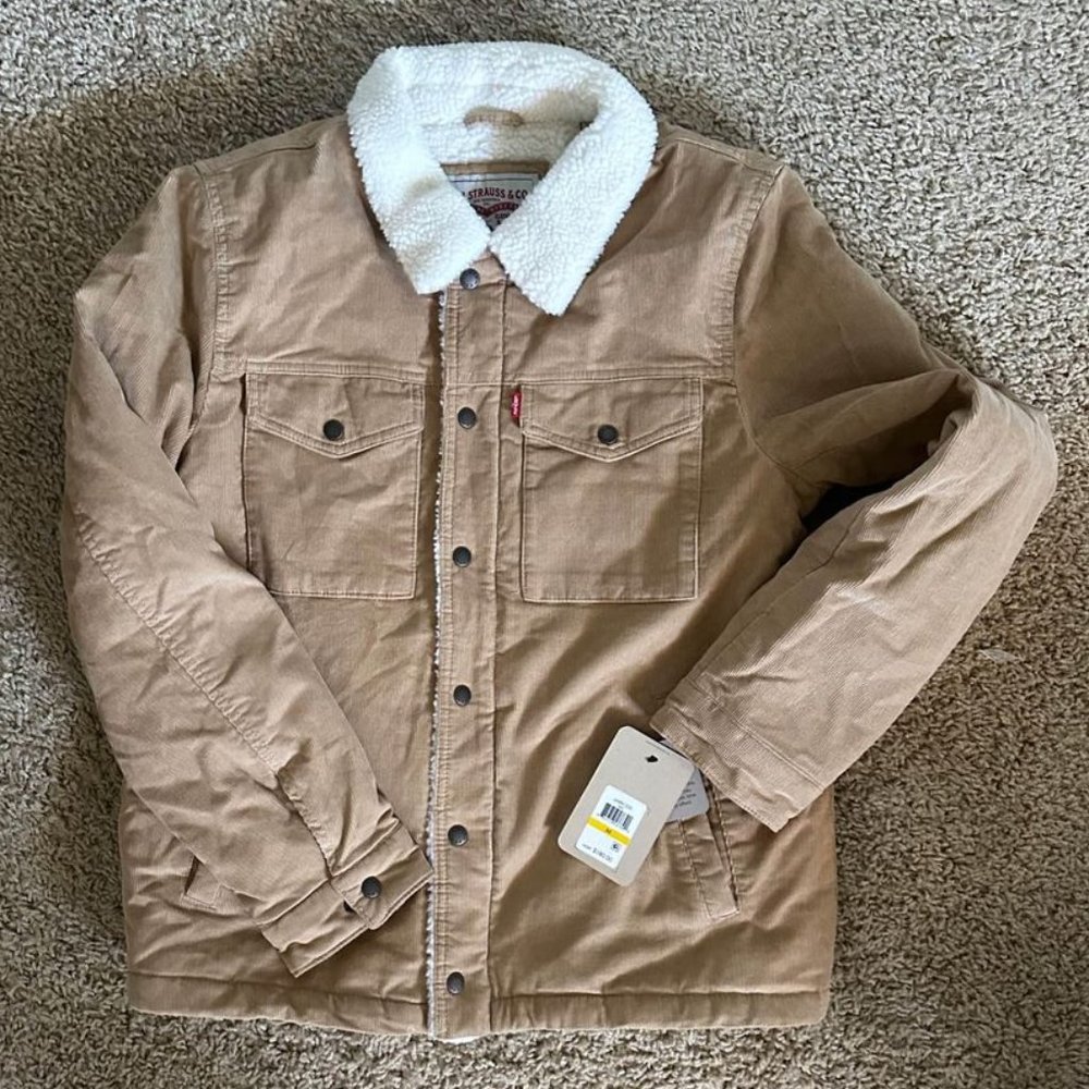 New with Tags Levi Sherpa Jacket